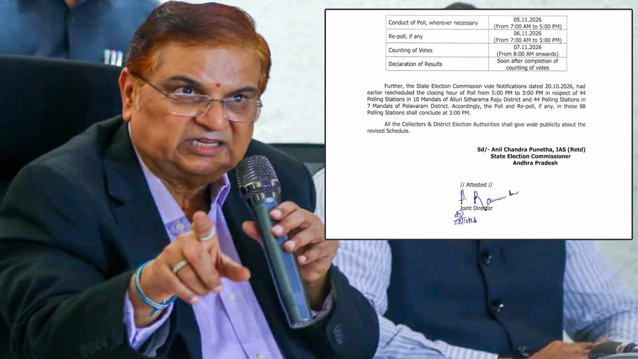 ap mptc zptc elections rescheduled polling on nov 5