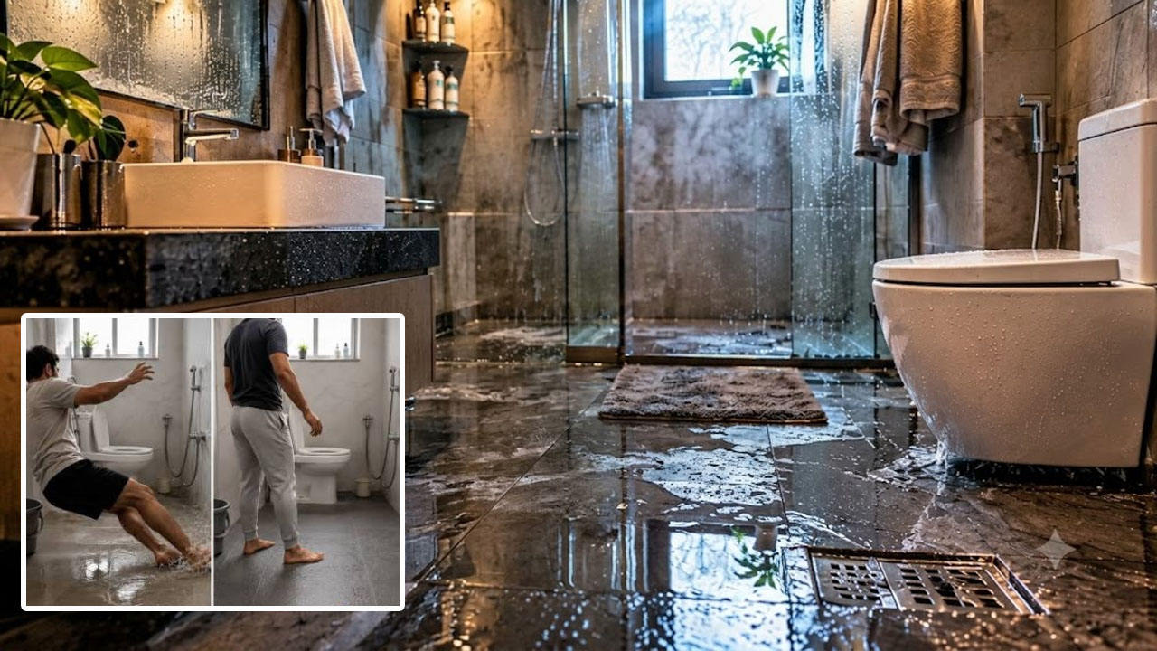Bathroom Design Tips: బాత్‌రూమ్ ఎంత శుభ్రం చేసినా మళ్లీ తడిగానే ఉంటోందా? కారణం మీ క్లీనింగ్ కాదు.. ఈ సమస్య కావచ్చు!