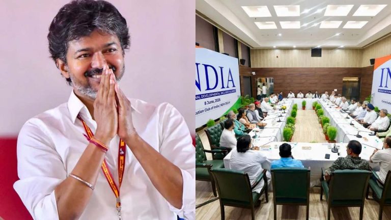CM Vijay: తమిళనాడు రాజకీయాల్లో బిగ్ ట్విస్ట్.. ఇండియా కూటమిలోకి విజయ్ పార్టీ TVK!
