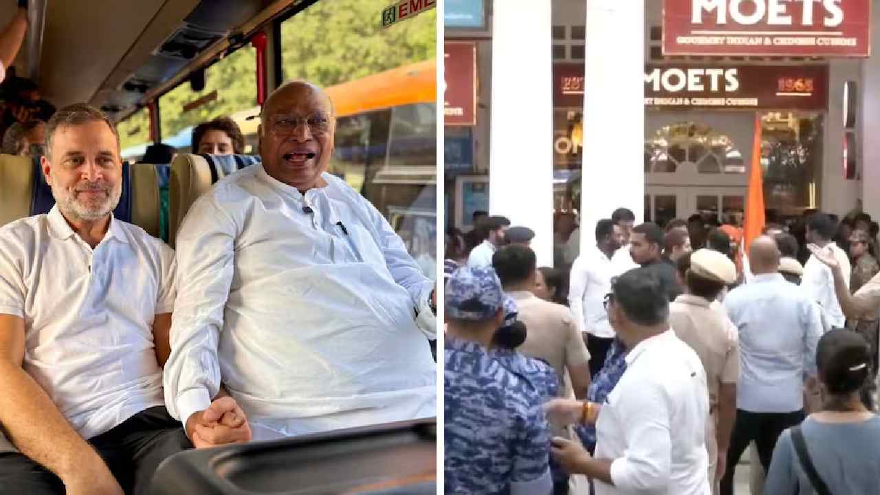 india bloc protest day 3 kharge lunch at moets rajghat march over gyanesh kumar