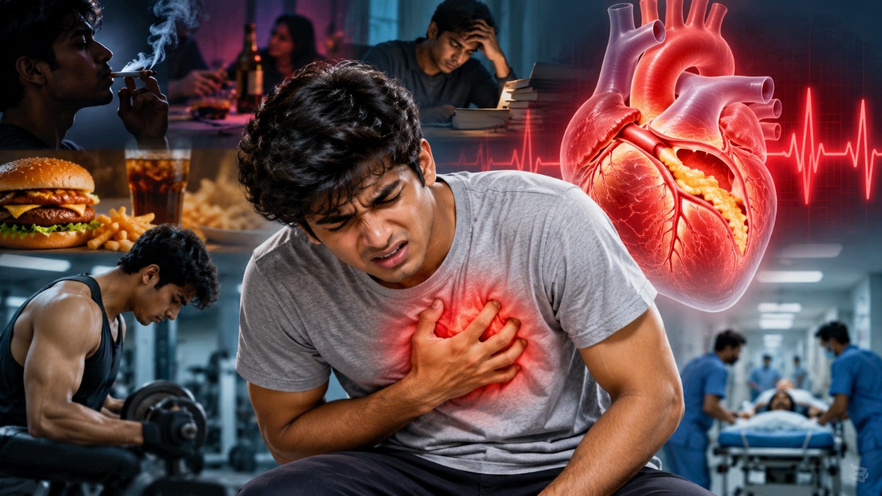 Heart Attacks: 18ఏళ్లకే గుండెపోటు.. కారణాలు ఇవే!