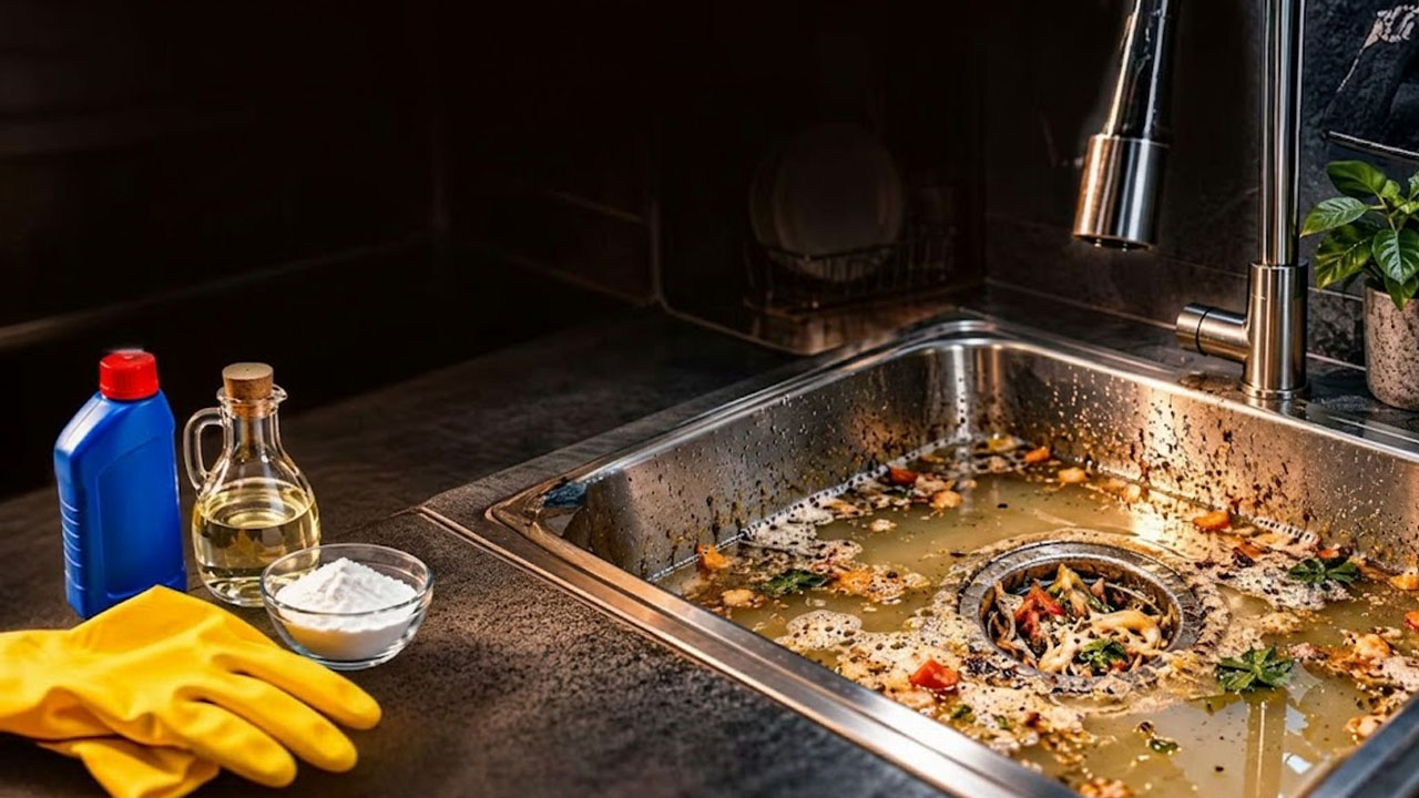 Kitchen Cleaning Tips: కిచెన్ సింక్‌లో నీళ్లు నిలిచిపోతున్నాయా? ఈ చిట్కాలతో సులభంగా క్లియర్ చేయండి!