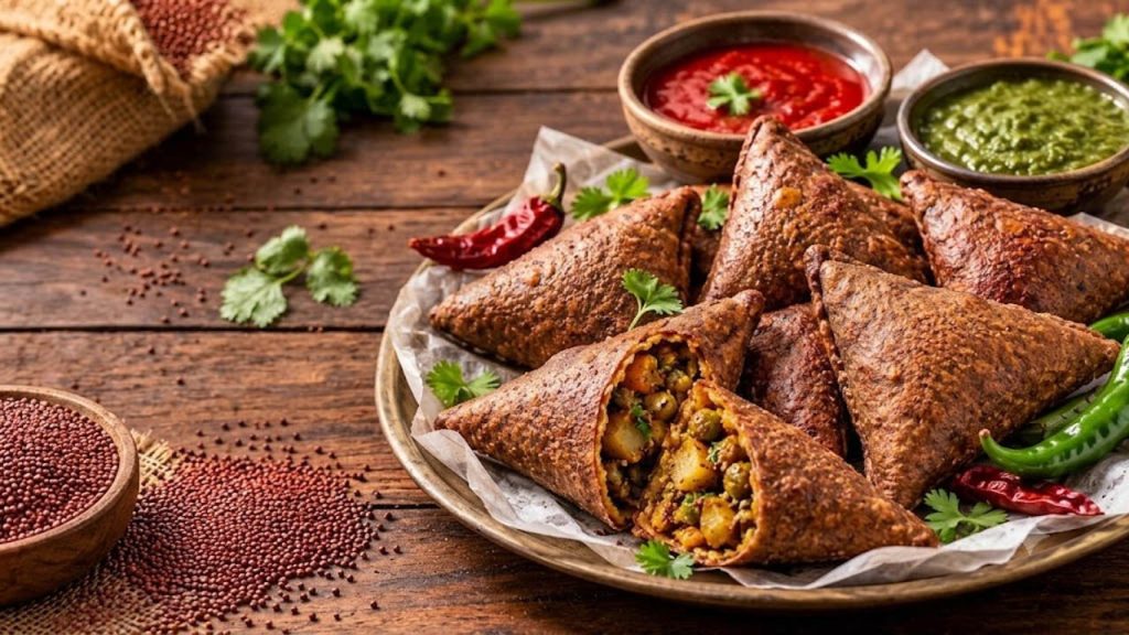 Ragi Samosa Recipe