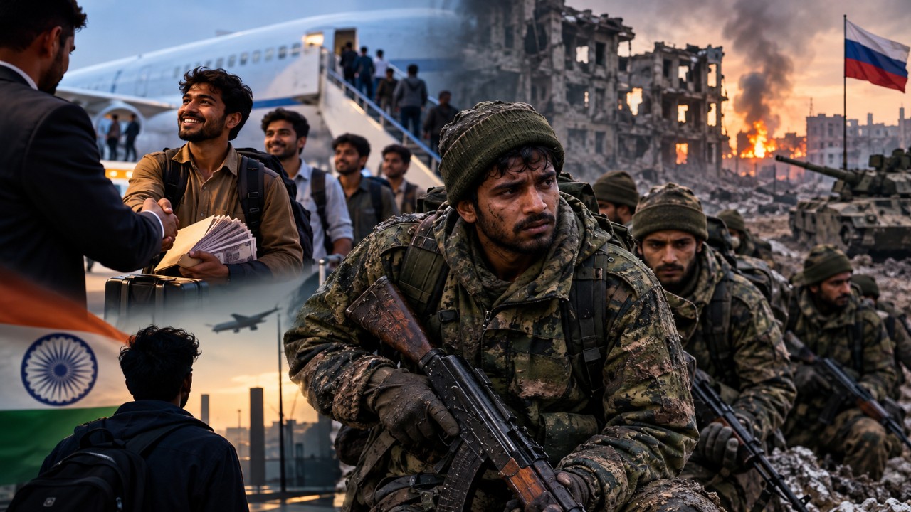 indians trapped in russian army explained