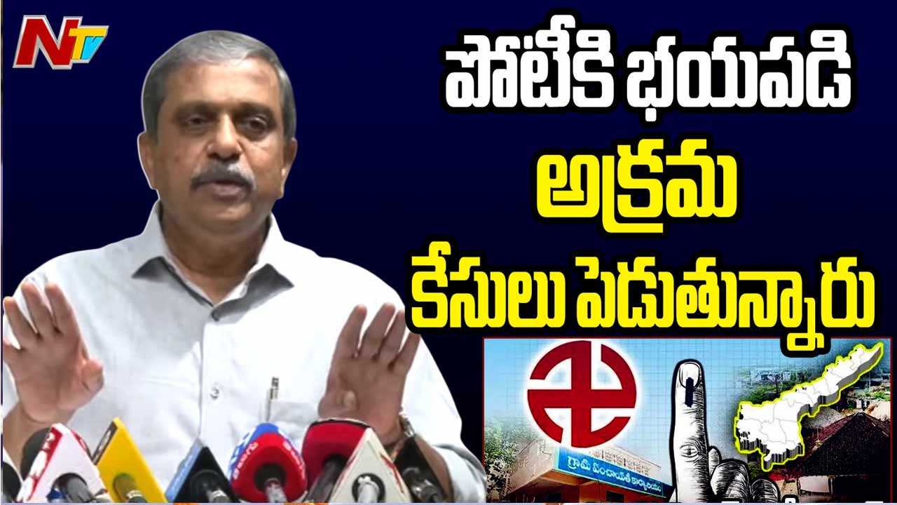 sajjala ramakrishna reddy local body elections allegations