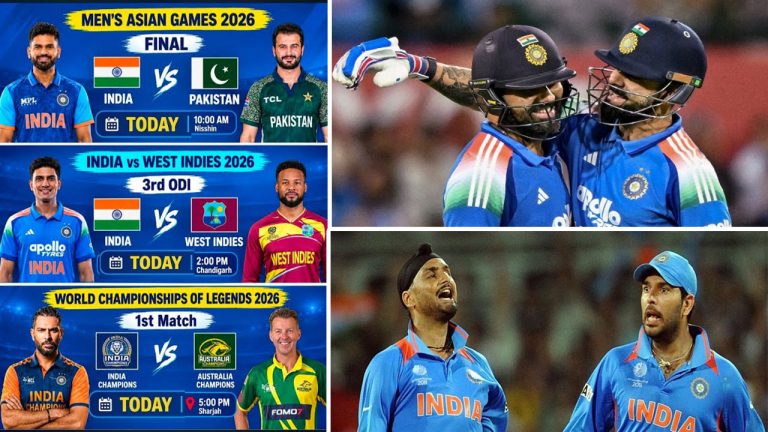 India Cricket: క్రికెట్ ఫ్యాన్స్‌కు పండగే.. ఈరోజు 3 బిగ్ మ్యాచ్‌లు.. కోహ్లీ, రోహిత్ నుంచి యువరాజ్ వరకు..