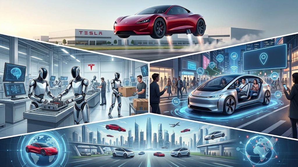 Tesla Flying Roadster Optimus