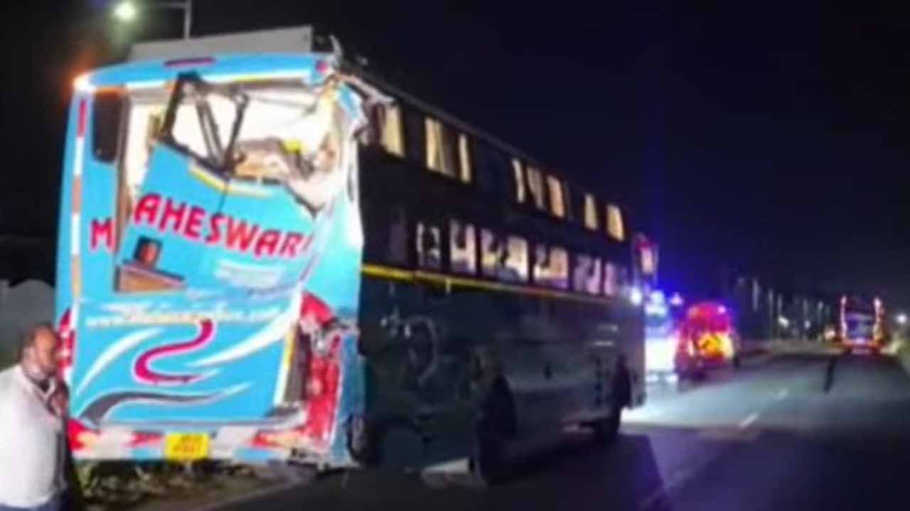 nandyal allagadda bus accident passengers safe