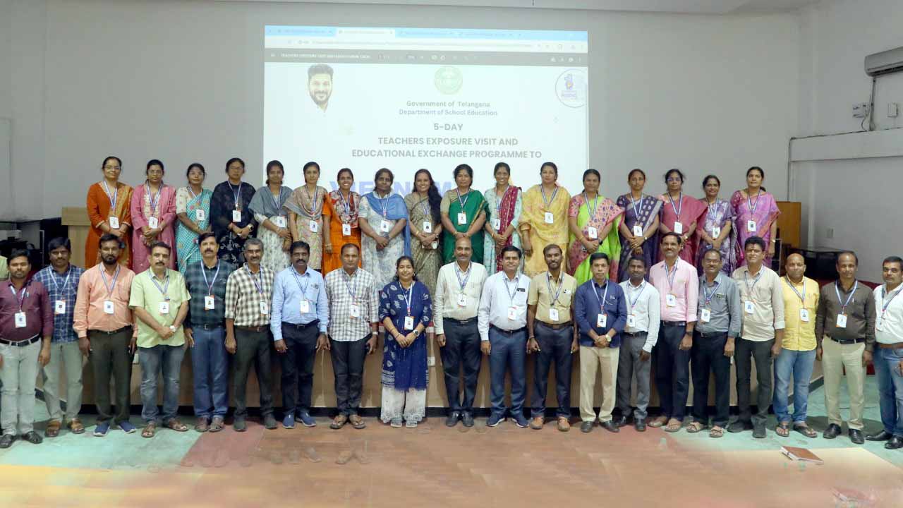 telangana teachers officers delegation vietnam study tour